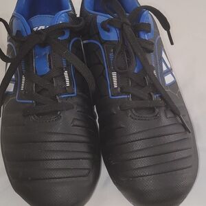 Kids Black and Blue Athletic Shoes